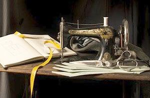 Costume research: a vintage sewing machine