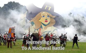 Book research trip to a medieval festival