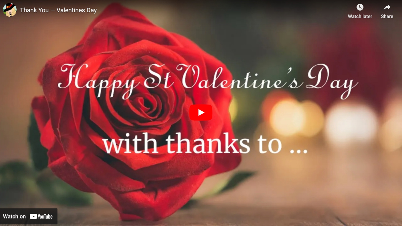 Click to go to St Valentine's Day Card 