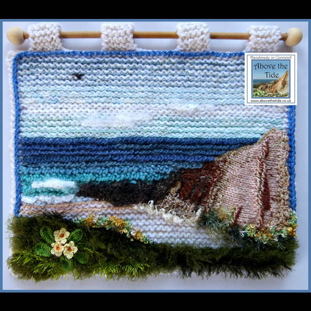 Wall hanging, Cornwall coat, Porthleven by Above The Tide. Click to go through to find out more and purchase