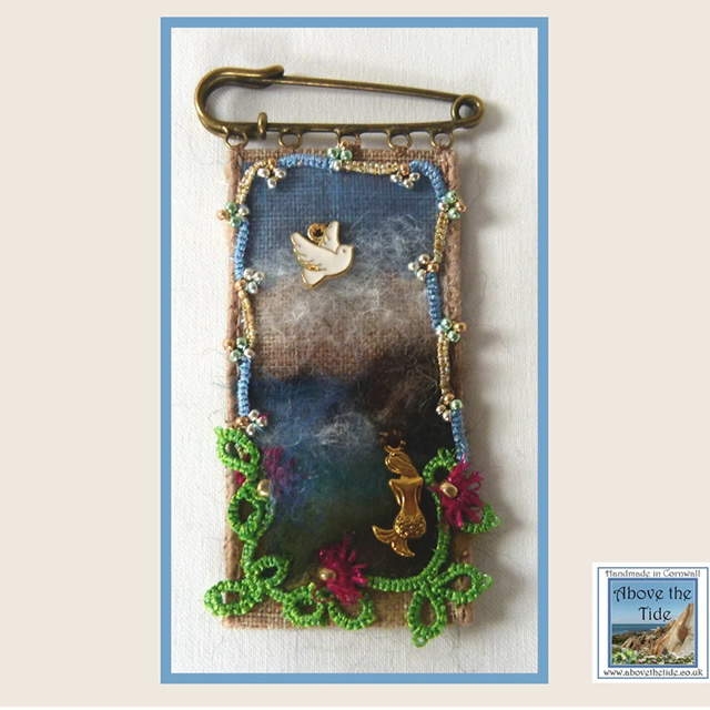 Mermaid Brooch by Above The Tide