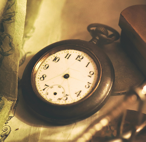 Vintage pocket watch without hands